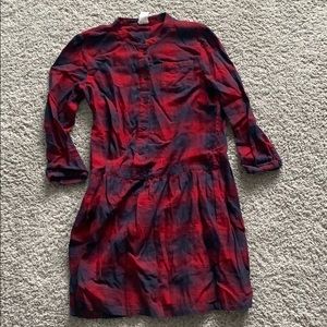 J Crew flannel dress